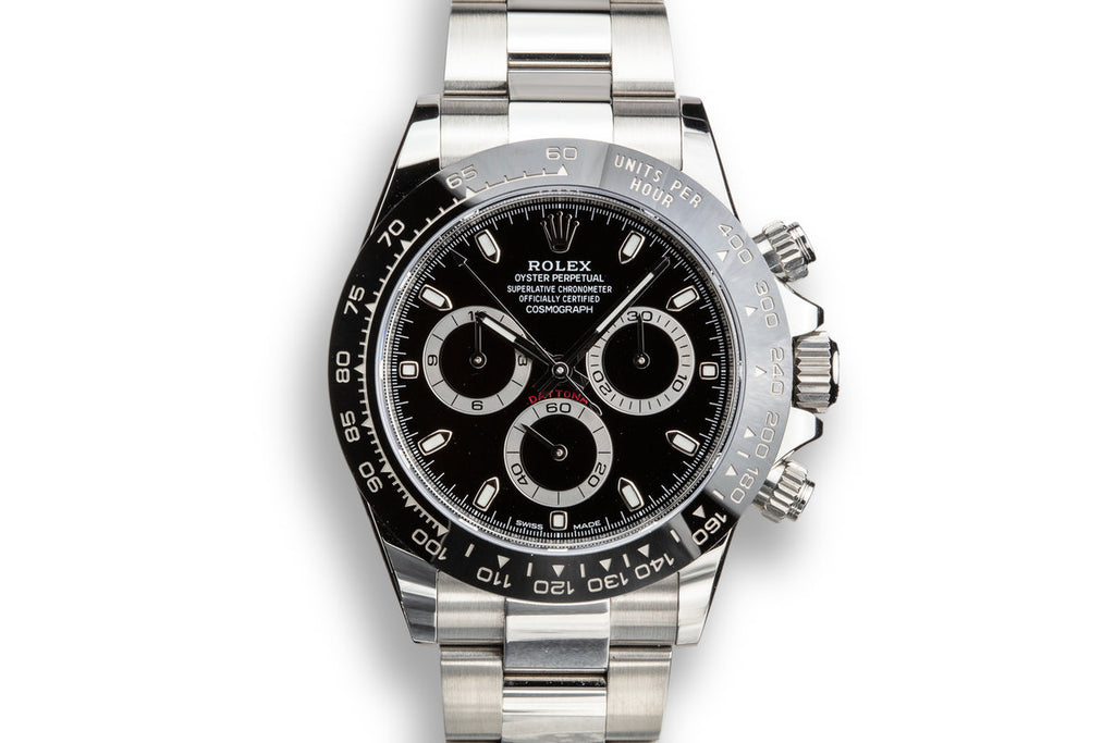 2019 Rolex Daytona 116500LN Black Dial with Box and Papers