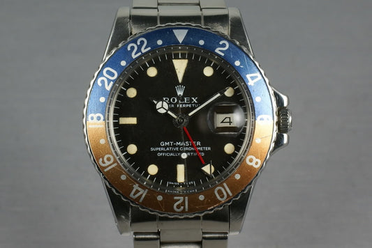 Rolex GMT 1675 with Mark 1 Dial