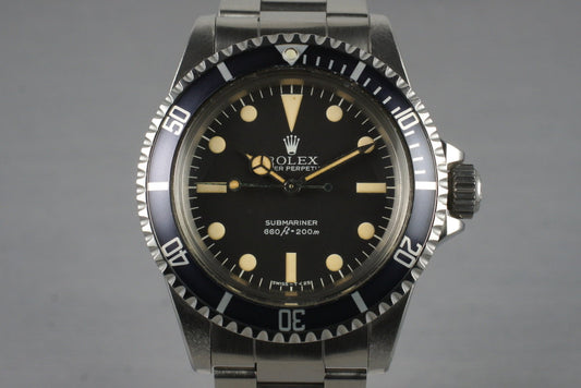 1979 Rolex Submariner 5513 Mark III Maxi Dial
