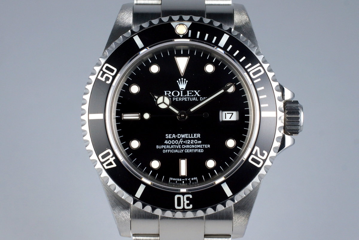 1995 Rolex Sea-Dweller 16600 Tritium Dial With Certificate