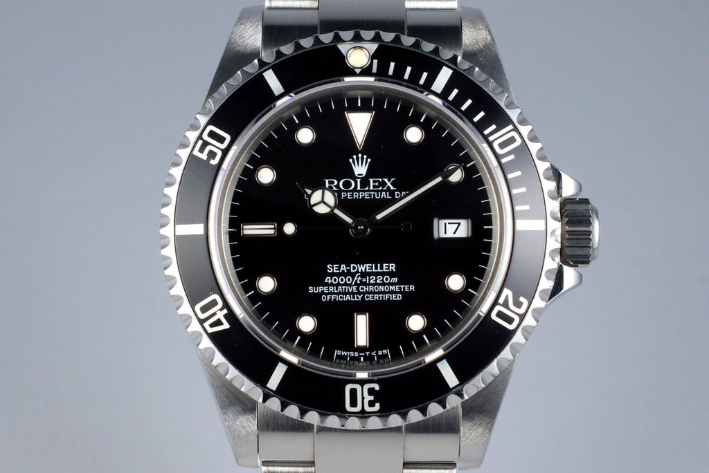 1995 Rolex Sea Dweller 16600 with RSC Papers