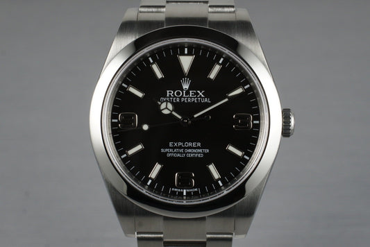 2012 Rolex Explorer 214270 with Box and Papers