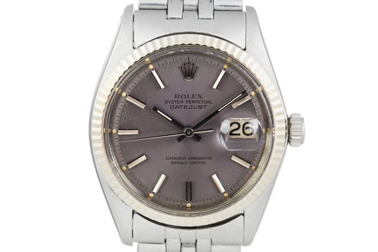 1968 Rolex Datejust 1601 Grey Dial