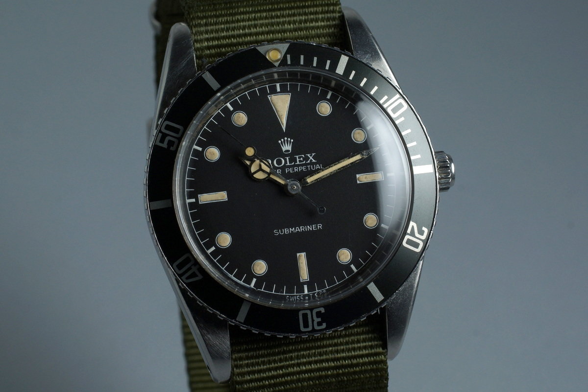 HQ Milton 1954 Rolex Submariner 6204 Inventory 5419 For Sale