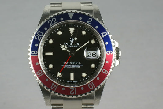 Rolex GMT 16710 Pepsi with SEL bracelet