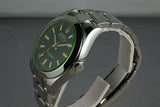 Rolex Milgauss Green 16400 GV with Box and Papers