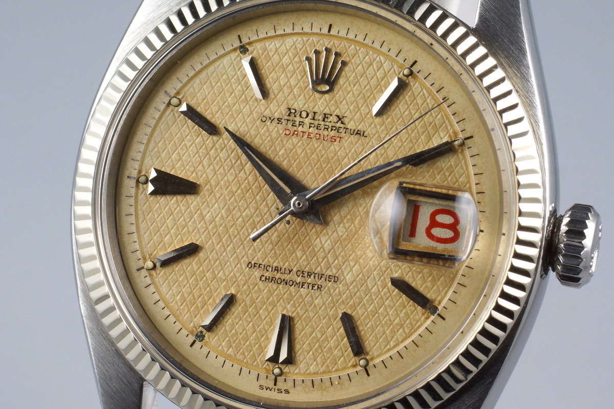 Rolex discount waffle dial