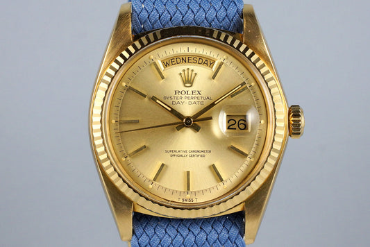 1972 Rolex YG Day-Date 1803 with Champagne Dial