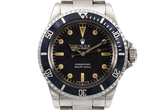 1979 Rolex Submariner 5513 Mark III Maxi Dial