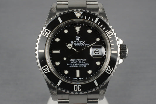 2000 Rolex Submariner 16610