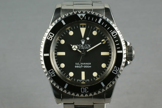 Rolex Submariner 5513 Maxi Mark 4