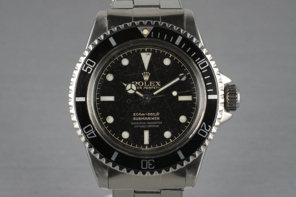1962 Rolex Submariner 5512 PCG with Gilt 4 Line Chapter Ring Dial