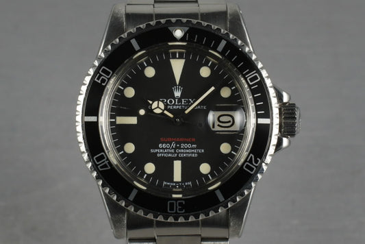 1971 Rolex Red Submariner 1680 Mark V