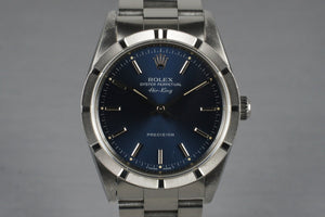 1994 Rolex Air-King 14010 Blue Dial