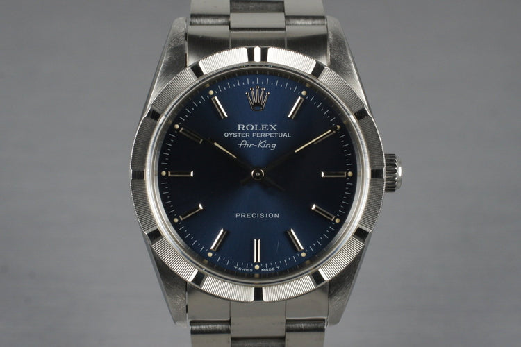 1994 Rolex Air-King 14010 Blue Dial