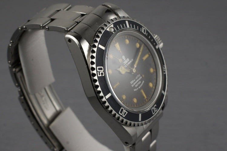 1965 Tudor Submariner 7928 Tropical Chapter Ring Dial with Box
