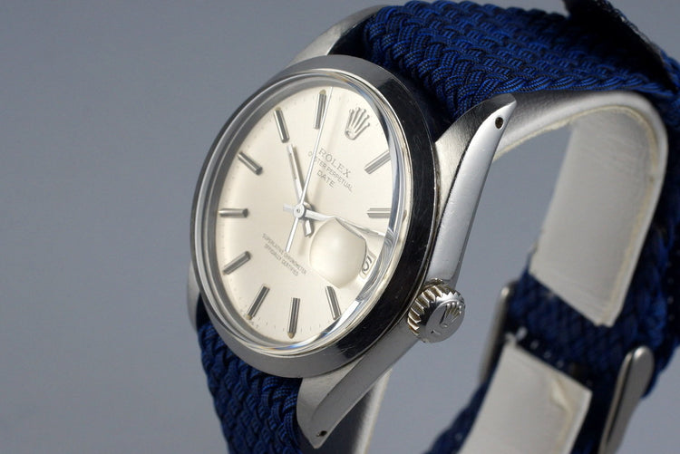 1968 Rolex Date 1500 Silver Dial