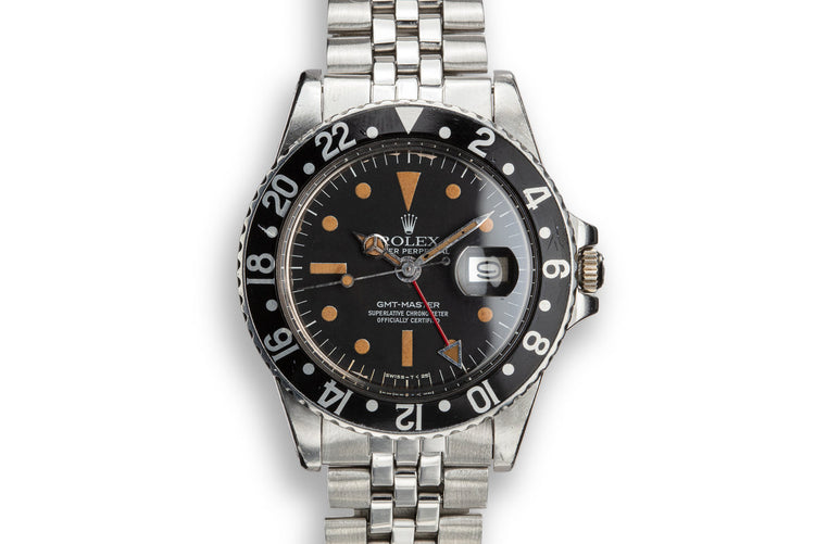 FS: 1979 Rolex GMT-Master 1675 Radial Dial with Black Bezel with Papers
