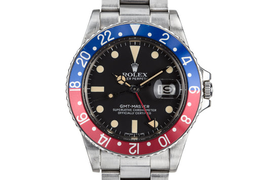 1981 Rolex GMT-Master 16750 "Pepsi" with Matte Dial