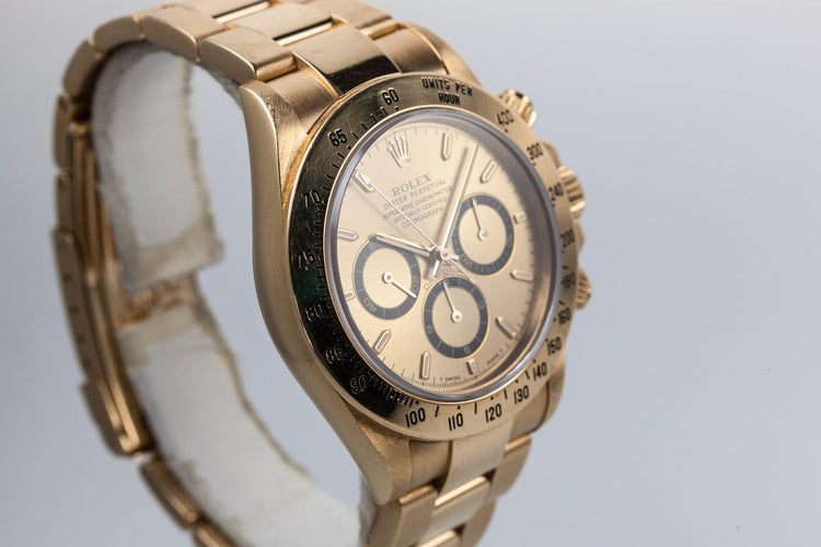 1995 Rolex 18K Gold Zenith Daytona