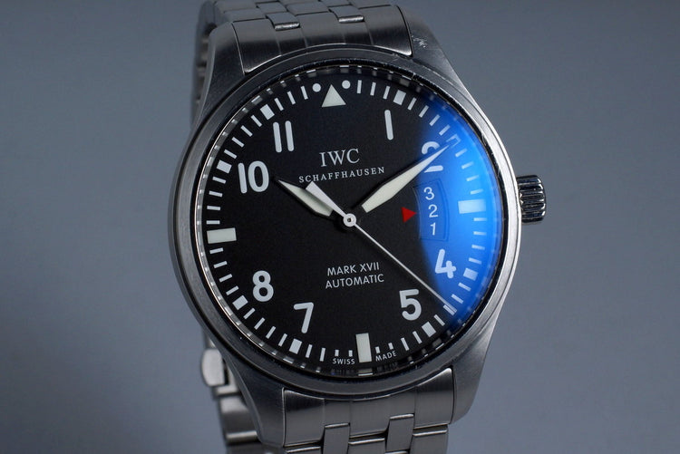 2013 IWC Pilots Mark XVII IW326504 with Box and Papers