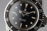1963 Rolex Submariner 5512 PCG Meters First Exclamation Gilt Dial