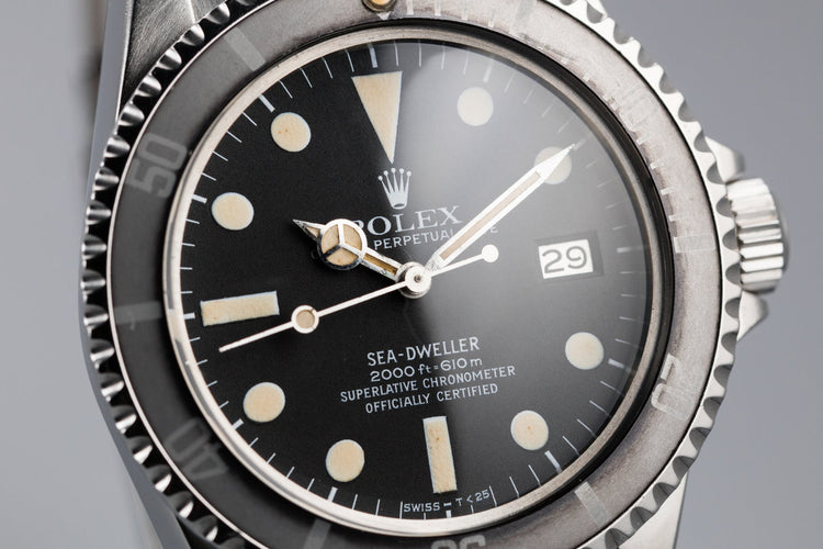 1979 Rolex Sea-Dweller 1665 with MK I Dial and "Ghost" Bezel Insert