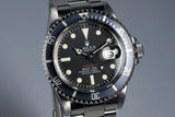 1971 Rolex Red Submariner 1680 Mark V Dial