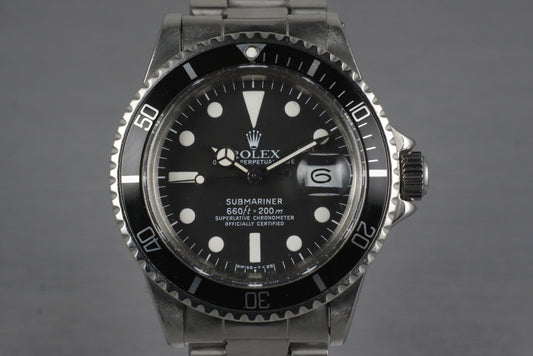 1977 Rolex Submariner 1680 Mark I Dial