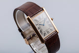 2013 Cartier 18K Rose Gold Large Tank Solo CRWGTA0011 with Box and Papers