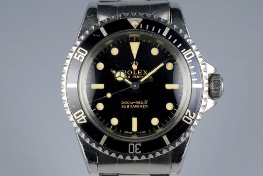 1965 Rolex Submariner 5513 with Glossy Gilt Dial