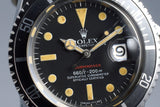 1972 Rolex Red Submariner 1680 Mark VI Dial