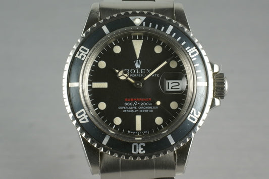 Rolex Submariner 1680 Red
