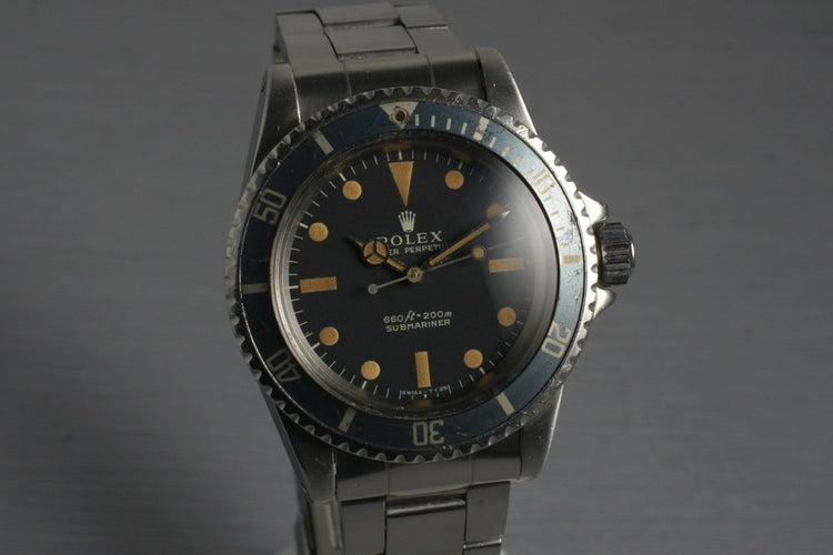 1971 Rolex Submariner 5513 with Box and Papers