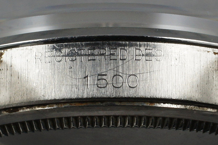 1968 Rolex Date 1500 with Silver Dial