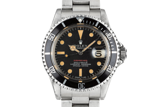 1969 Rolex Red Submariner 1680 with MK I Dial