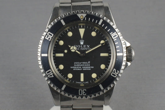 Rolex Submariner 5512 Meters First