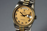 1999 Rolex Day-Date 18239B TRIDOR with Orange Cream Dial