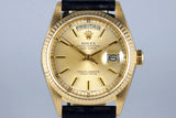 1985 Rolex YG Day Date 18038