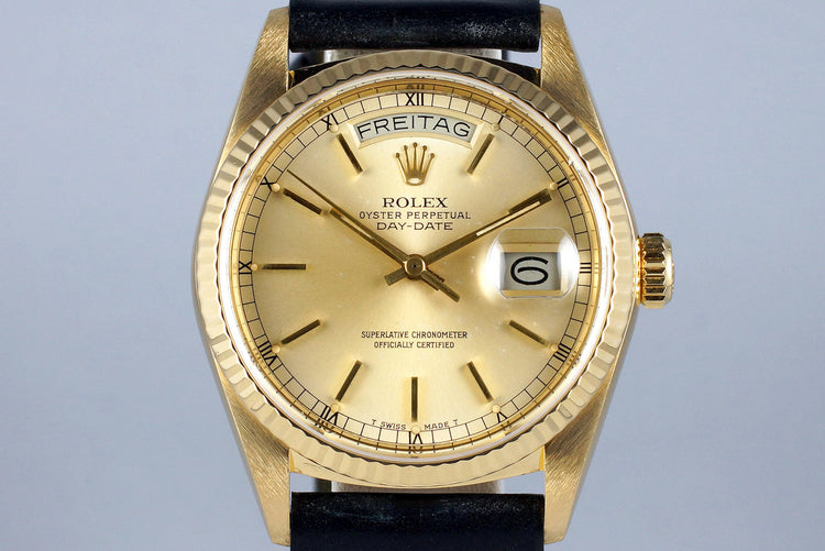 1985 Rolex YG Day Date 18038