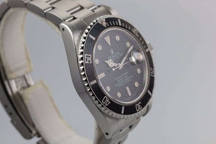 1984 Rolex Submariner 16800 Spider Dial