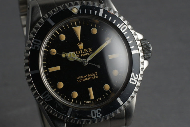 Rolex Submariner 5513 with Glossy Gilt Dial