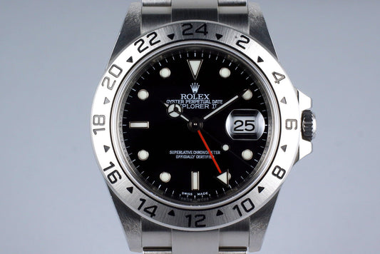 2009 Rolex Explorer II 16570 Black Dial with 3186 Movement