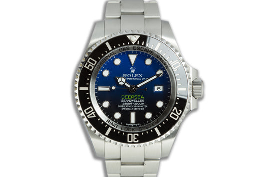 2016 Rolex DeepSea Sea-Dweller 116660 "James Cameron" with Box, Booklets, Chronotag & Card