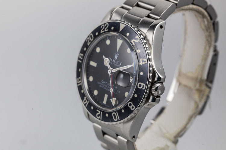 1979 Rolex GMT-Master 16750 with Faded Black Insert