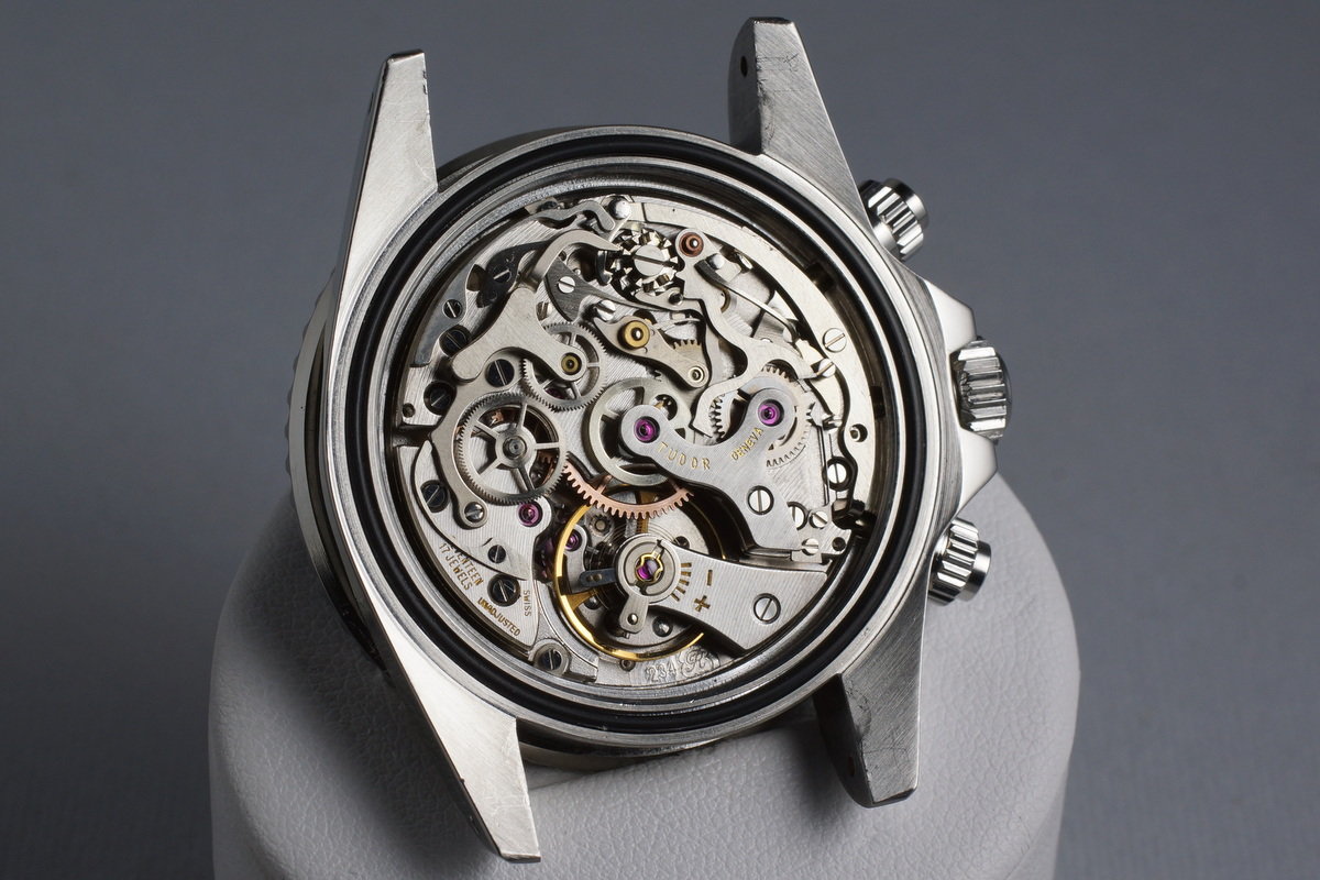 Tudor 7169/0 — Blue and Grey Dial. · Photo: HQ Milton · © HQ Milton, used with permission · Source: https://hqmilton.com/products/1974-tudor-monte-carlo-7169-0