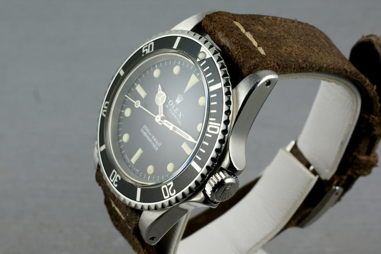 Rolex Submariner Dial 5513 Meters first on Strap
