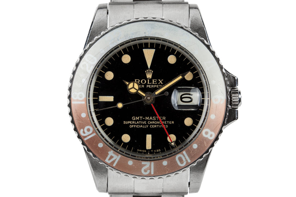 1965 Rolex GMT-Master 1675 with Gilt Dial