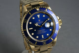 1993 Rolex 18K Submariner 16618 with Box and Papers