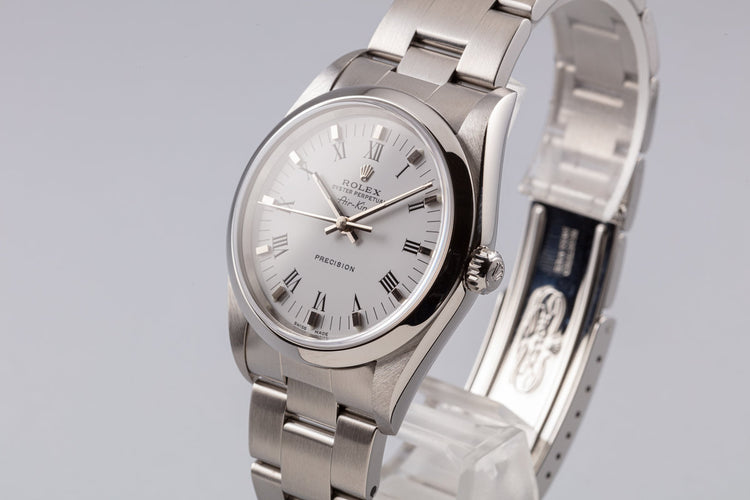 2005 Rolex Air-King 14000 White Dial with Papers